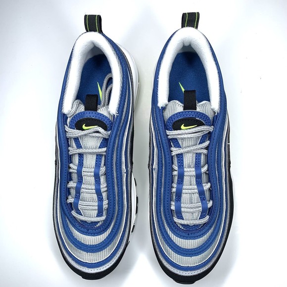 Nike Air Max 97 Women Shoes Size 9 Atlantic Blue Voltage Yellow DQ9131-400 - Picture 2 of 10